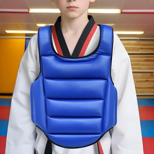 Boxing Chest Protector Kickboxing Belly Protector Guard | Body Protection Pad Breathable for Sparring Training Combat Sports Competition - size: Small