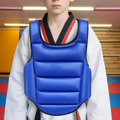 Boxing Chest Protector Kickboxing Belly Protector Guard | Body Protection Pad Breathable for Sparring Training Combat Sports Competition - size: Small