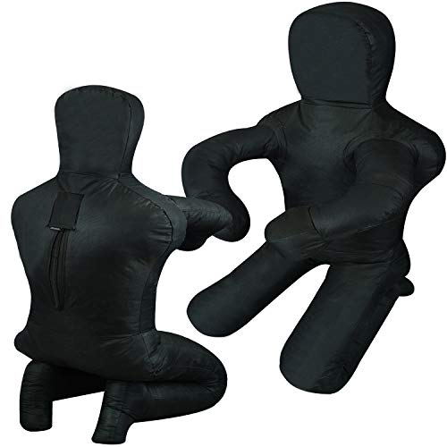 ROAR Brazilian Jiu Jitsu MMA Grappling Dummy Wrestling Bag Judo Martial Arts Unfield - color: Black-Bend