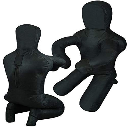 ROAR Brazilian Jiu Jitsu MMA Grappling Dummy Wrestling Bag Judo Martial Arts Unfield - color: Black-Bend