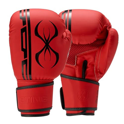 STING Armaplus Boxing Gloves - color: Red, size: 10 Oz