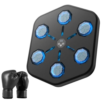 NUNET Music Boxing Machine Wall Mounted LED Workout Punching Target