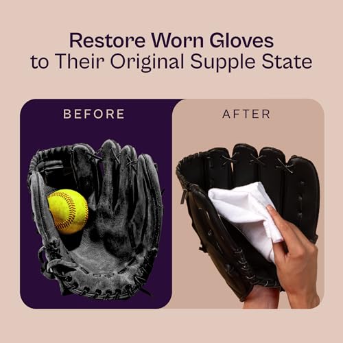 SARNA BASEBALL Glove Oil for Softball & Baseball Gloves, 8 Oz – Lanolin-Based Formula, Helps Soften Leather & Prevents Cracking – Game-Ready Glove Oil to Break in Gloves - size: 8oz Softball