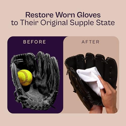 SARNA BASEBALL Glove Oil for Softball & Baseball Gloves, 8 Oz – Lanolin-Based Formula, Helps Soften Leather & Prevents Cracking – Game-Ready Glove Oil to Break in Gloves - size: 8oz Softball
