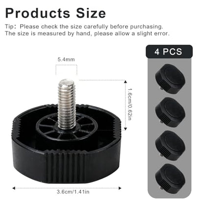 4 PCS Gimbal Bracket Knobs, Fish Finder Mount Knobs Replacement for Lowrance Hdsgen2t/Elite7, Simrad Nss/Nssevo2, B&G Zeus2, Boating gps/fish finder replacement parts, Replaces For: 000-10467-001