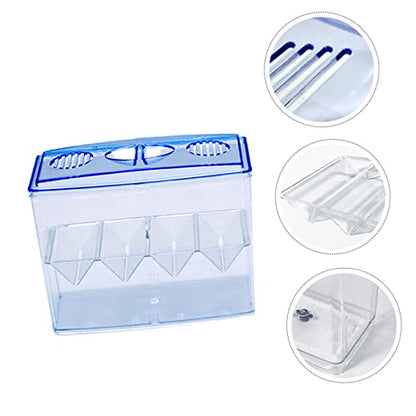 3 Pcs Small Fish Breeding Box - Freestanding Self-Floating Isolation Hatchery for Guppy and Fry in Aquarium