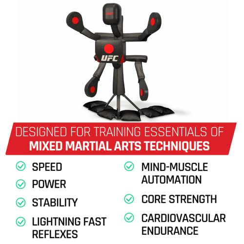 BAS UFC Body Action System - Fully Adjustable Punching & Kicking Pads - Martial Arts Training: MMA, Boxing, Karate, Muay Thai & More! - style: X2