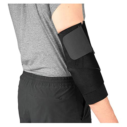 Universal Compression Support – Hot and Cold Therapy System Adjustable Cold Compress Reusable with Direct Stick Packs & Dual Compression Straps – Breathable & Hypoallergenic Design - style: Universal