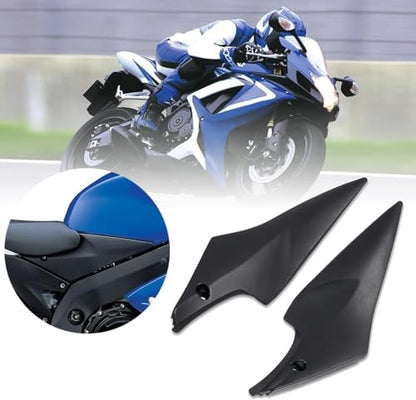 Matte Black Gas Tank Side Cover Panel Fairing Fit for Suzuki 2006 2007 GSXR600 GSXR750 K6 06 07 GSXR 600 GSXR 750 Tank Side Fairing Panel - size: Matte black