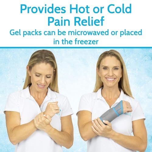 Arctic Flex Wrist Ice Pack Wrap - Refreezable Gel Compression Support