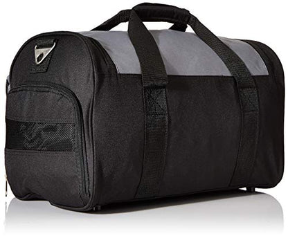 Everest Gym Bag with Wet Pocket, Dark Gray/Black