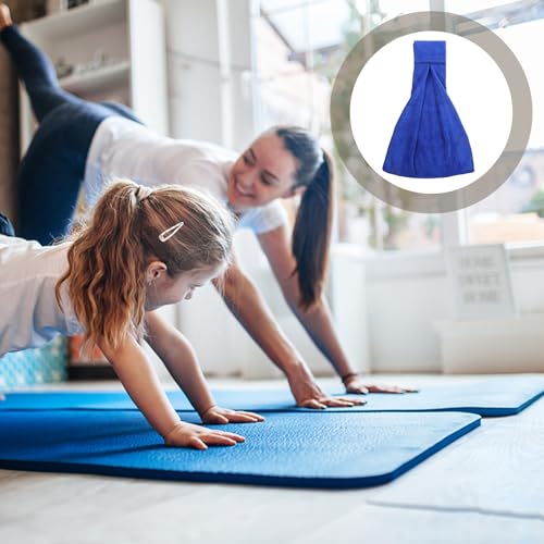 ULTECHNOVO Sports Sweat Towel with Hook and Loop Fast Dry Microfiber Gym Towel for Yoga Fitness Outdoor Sports in Royal Blue Portable for Travel and Workout