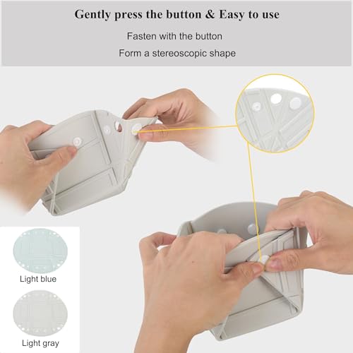 Camping Bowl Collapsible Silicone Bowl Portable Camping Tableware Folding Picnic Bowl for Travel Camping Fridge Food Storage