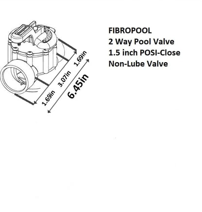 1.5 Inch Pool Check Valve – 5 PSI Spring Loaded, CPVC, Non-Lube PTFE Seats – Inline Backflow Prevention for Pools, Spas, Heaters, Salt & Chemical Systems
