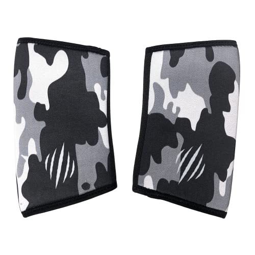 Bear KompleX Elbow Compression Sleeve, 5mm Neoprene Brace, Small, Strongman - color: Black Camo, size: Small - Under 11"