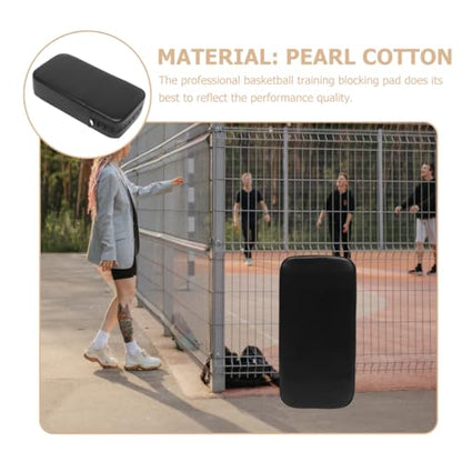 Mipcase Football Training Blocking Pad, Sports Training Blocking Mat for Basketball Contact Drills, Wear-Resistant Handheld Blocking Pad, Black
