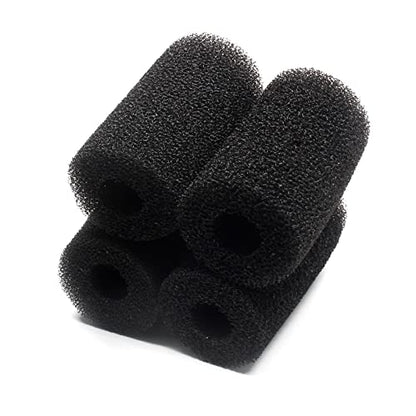 Bivethoi 4 Pcs Pre-Filter Foam Sponge Roll, Aquarium Intake Filter Media Sponge, Compatible Filter Accessories for Aquarium Fish Tank (Black)