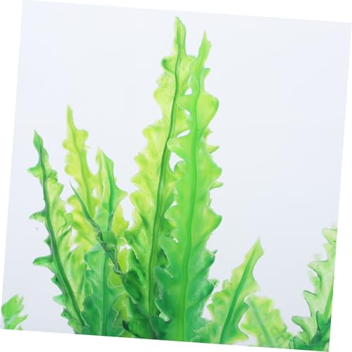 ORFOFE 2Pcs Aquarium Fish Tank Plants Fake Grass Decoration for Desktop Fish Tanks for Home Office Wedding Decor and Enhances Aquarium Aesthetics