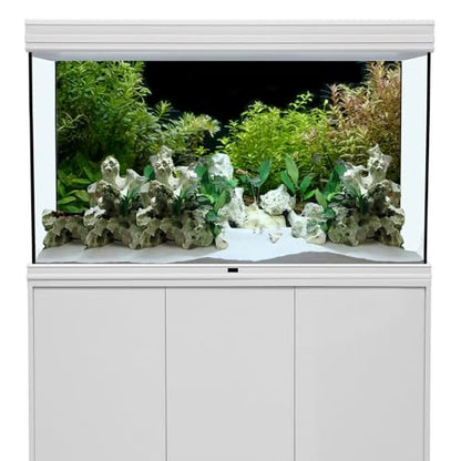AWERT Aquarium Background River Bed & Lake Aquatic Plant Fish Tank Background Vinyl 36x24 inches - size: 36x24in/90x60cm
