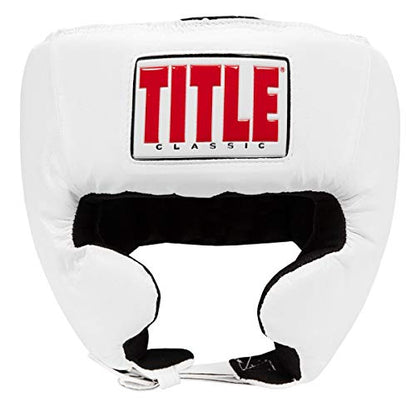 TITLE Boxing Classic USA Competition Headgear - Protective Gear for Sparring and Martial Arts, USA Boxing Approved - color: White, size: Small