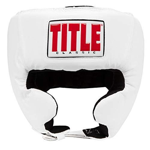 TITLE Boxing Classic USA Competition Headgear - Protective Gear for Sparring and Martial Arts, USA Boxing Approved - color: White, size: X-Large