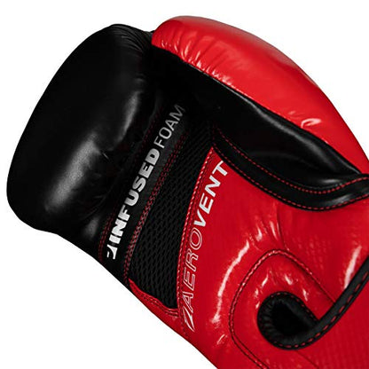 TITLE Boxing Infused Foam Interrogate Training Gloves 2.0 - Boxing Gloves, Boxing Training Gloves, MMA Gloves, Oz Training Gloves, Kickboxing Gloves, Punching Bag Gloves, Sparring Gloves - color: Red/Black, size: 18 oz