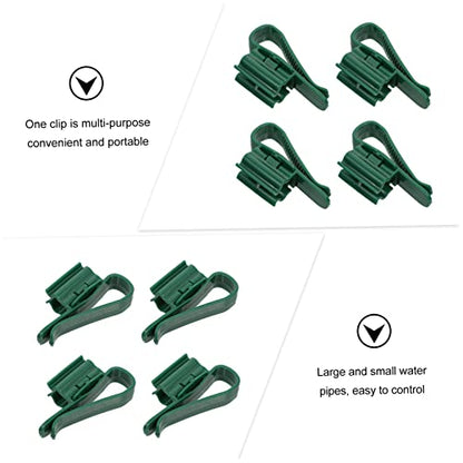 BESPORTBLE 4pcs Adjustable Aquarium Clips Water Pipe Holder for Fish Tanks Easy Installation Fixator for Tubing and Inlet Outlet Pipes Convenient Clips for Clean Aquatic Environments