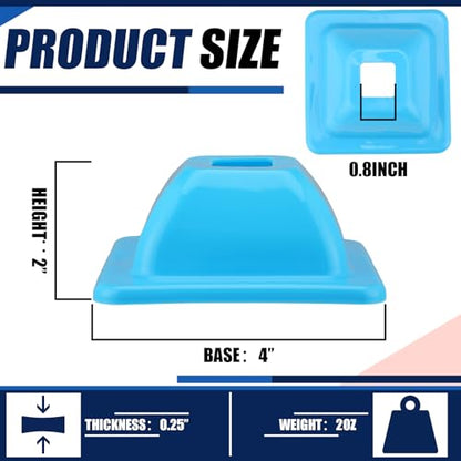 2" (15, 30 Pcs) Training Cones for Sports - color: Blue