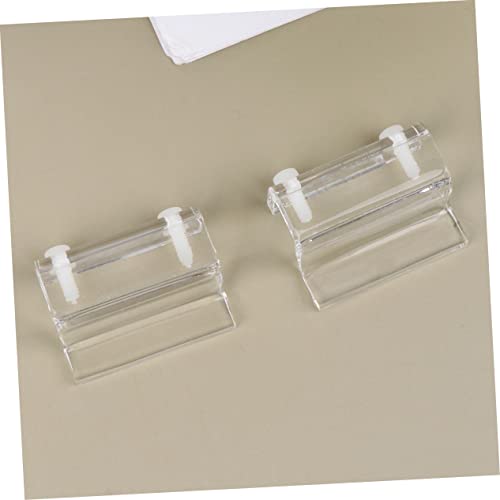 POPETPOP 4Pcs Fish Tank Bracket Acrylic Support Holders for Covers for Aquariums Turtle Tanks and Heat Preservation
