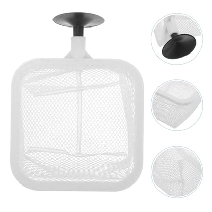 WOONEKY Fine Mesh Fish Tank Isolation Net Cups Hatching Holder for Small Fish Breeding and Spawning Aquariums Easy to Install and Clean