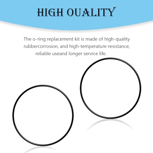 A20038 A-20038 Replacement O-Ring Compatible with Fluval 104, 105, 106, 107, 204, 205, 206, 207 Motor Head Lid Seal Ring，Aquarium Filter Replacement Part（2 Pack）
