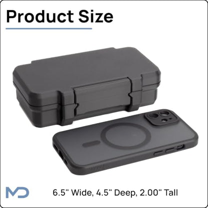 3ml 4 Vial Peptide Case | Organized Syringe and Skin Wipe Storage | Peptide Travel Case