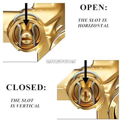 136123 Stop Check Valve for Moen 136123 Replacement Part (2 Pack)