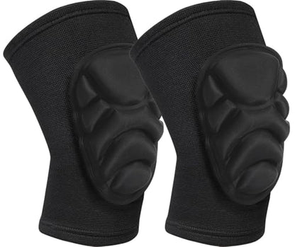 Volleyball Knee Pads for Women Men Wrestling Knee Pads Wrestling Gear, Soft EVA Crash Pad Collision Avoidance Knee Sleeve, Snowboarding Gear Knee Protector Soft Knee Pad for Work Soccer Football Dance Roller Skating (X-Large) - size: X-Large