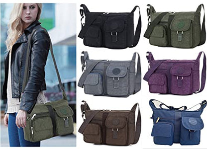 Cross Body Bag Women's Shoulder Bags Multi Pocket Casual Handbag Travel Messenger Bags