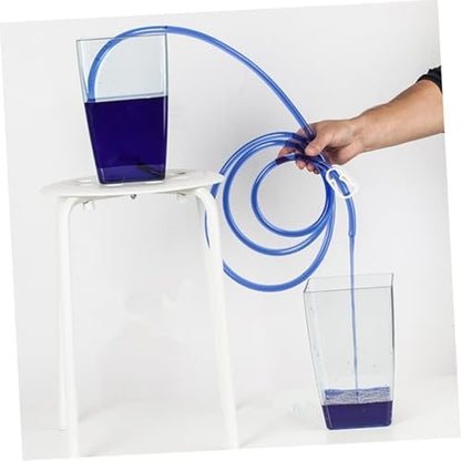 Manual Suction Hose Set for Car and Aquarium Water Transfer, Sturdy Siphon Pump with Guide Oil Tube and Water Suction Hose Kit