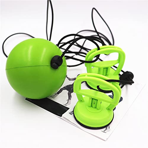 Double End Punching Ball 3.5” Boxing Speed Bag with Suction Cup & Adjustable Rope for MMA Reflex Training