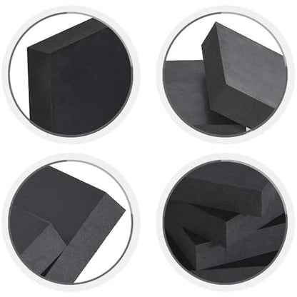 Rubber Blocks Anti-Vibration Hard Pads 2"/ 50mm Square Non-Slip Vibration Damping Mats for HVAC Air Compressor AC Units - 4 PCS 2" x 2" x 0.8" (20mm TH) - size: 0.8"/ 20mm Thickness