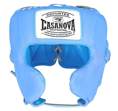 Casanova Boxing® Headgear Cheek Guard Protection for Men Woman - Boxing, Martial Arts, MMA, Kickboxing, Muay Thai, Contact Sport, Sparring, Training - Light Blue