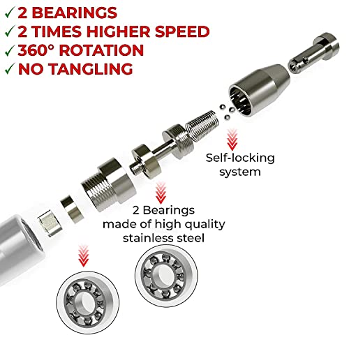 PrimaFIT Pro Speed Jump Rope for Adults, Weighted Skipping Rope for Boxing - color: Silver
