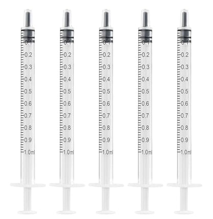 1cc Syringe Without Needle， 1 Ml Syringe Without Needle， 1ml Oral Syringe，（ 30Pack ） for Scientific Labs, Individually Wrapped - size: 1ml, style: 30