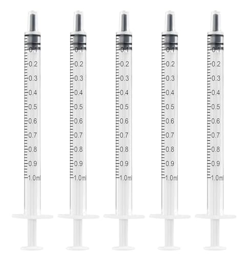1ml Oral Syringe （ 100Pack ）, 1 Cc Syringe Without Needle, 1ml Syringe Without Needle, Syringes for Colostrum, Scientific Labs, Individually Wrapped - size: 1ml, style: 100