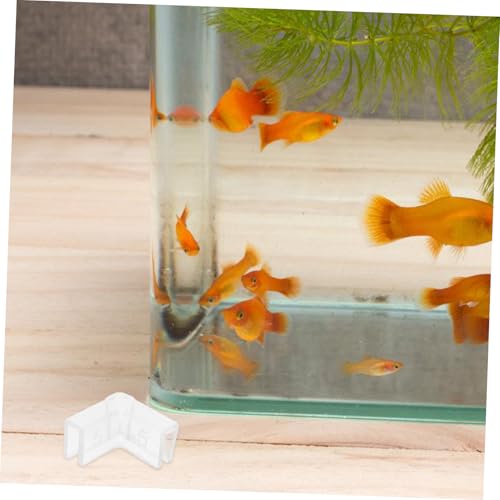 YARNOW 10Pcs Transparent Aquarium Corner Guards Shaped Fish Tank Edge Protectors Durable Multifunctional Bumpers for Aquariums Furniture Appliances