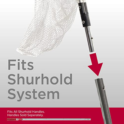 Shurhold Shrimp and Shad Dip Net Shrimp Dip Net for Bait & Minnows, Durable Mesh Hoop, Long Handle for Dock, Pier & Boat Use - 17" x 20" x 30"