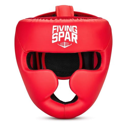 Boxing Headgear - color: Red, size: Large