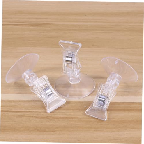 15pcs Suction Cup Clamps Feeding Tools for Fish Tank Aquarium Seaweed Clip Set Suitable for Aquatic Pets and Professional Aquarium Use