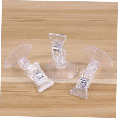 15pcs Suction Cup Clamps Feeding Tools for Fish Tank Aquarium Seaweed Clip Set Suitable for Aquatic Pets and Professional Aquarium Use