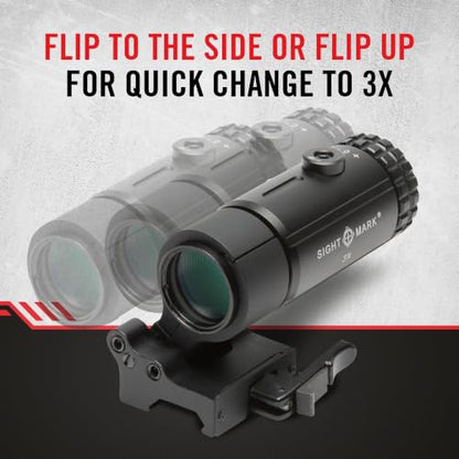 Sightmark Magnifier LQD Flip to Side Mount - color: T-3