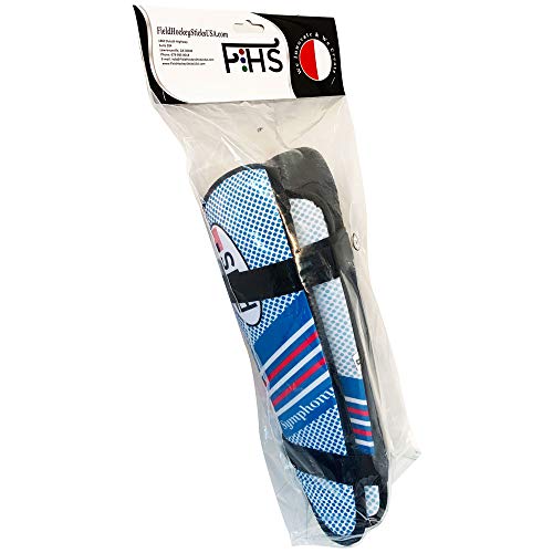 Field Hockey Shin Guards Force Symphony Colors White Blue Teal Blue Sizes Small Medium Large - size: Small, style: Symphony