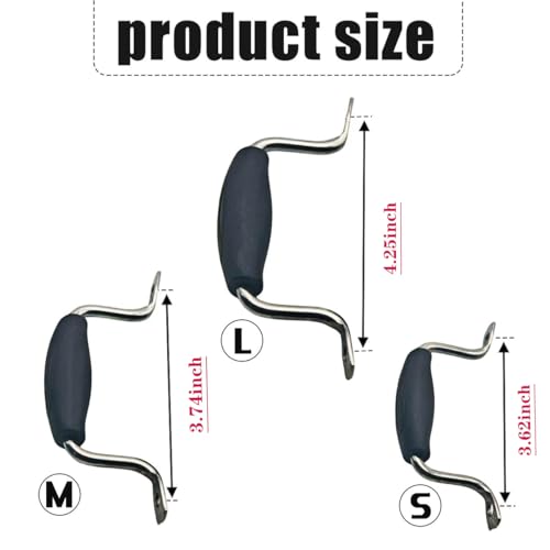 6pcs Stainless Glass Pot Lid Handle, for Cookware Pan Lid Holding Cookware Replacement Handle High-Temperature Resistant